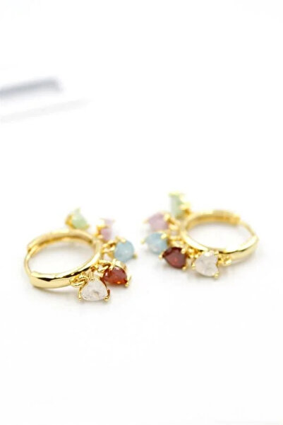 Marsilyan Nvdn- Ieg - Shakira Heart Earrings - Gold Iegrs-Nvdn1
