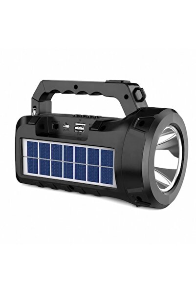 SING Boxă portabilă wireless cu panou solar, 5W, difuzor de 3 inch, radio FM,...