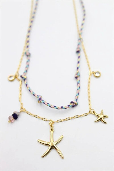 Marsilyan Nvdn- Ieg - Starfish Necklace - Gold Iegrs-Nvdn1