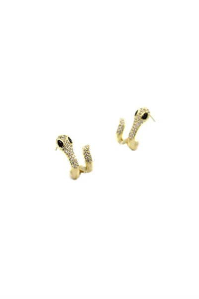 Marsilyan Nvdn- Ieg - Snake Earrings - Gold Iegrs-Nvdn1