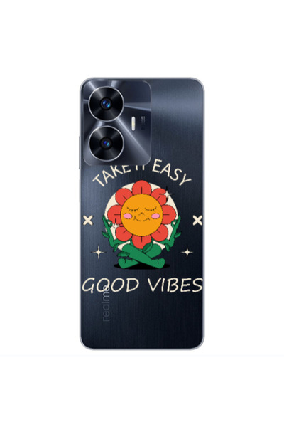 Other Realme Note 50 Take It Easy Transparent Silicone TPU Θήκη