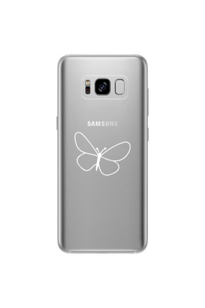 Other Samsung S8 Plus butterfly Transparent Silicone TPU Θήκη