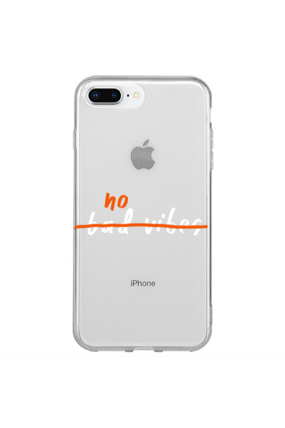 Other Apple iPhone 7 Plus No bad vibes 2 Transparent Silicone TPU Θήκη