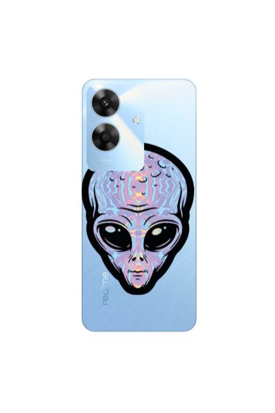 Other Realme Note 60 Alien Transparent Silicone TPU Θήκη