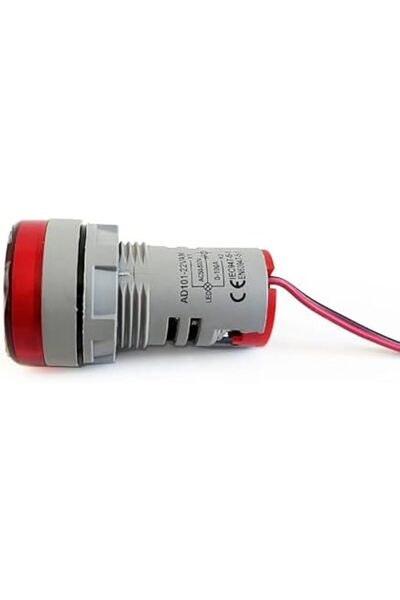 Yıldızan Terra Organik 2-Pole Volt Ampere Measurement 22mm Ac60-500V 100A Red...