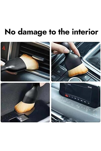 Yıldızan Terra Organik Sogud Car Interior Detail Cleaning Brush - Soft Bristl...