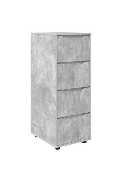 vidaxl Dulap de depozitare Gri din beton 40 x 48 x 105 cm