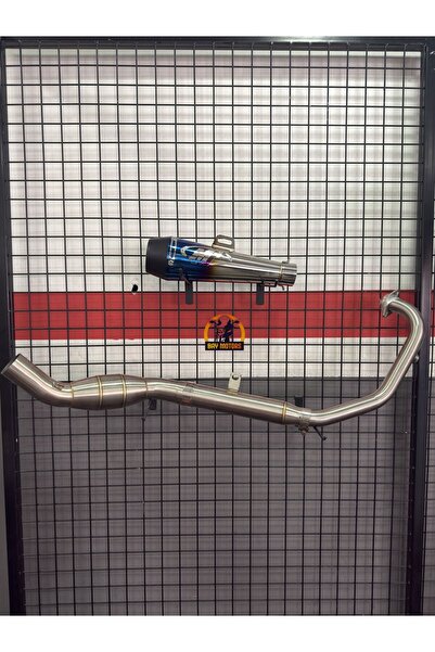 BAY CF MOTO NK250 VE SR250 HEADERS+ BUKALEMUN M4 EGZOZ SUSTURUCULU SET 51MM SET