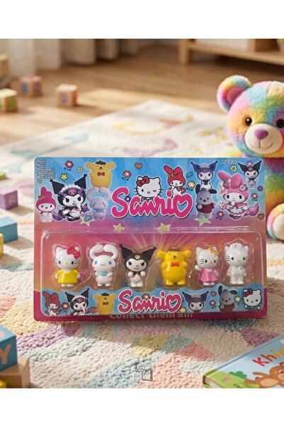 CYA Tekstil 6 li Hello kitty ve arkadaşları minik figürler