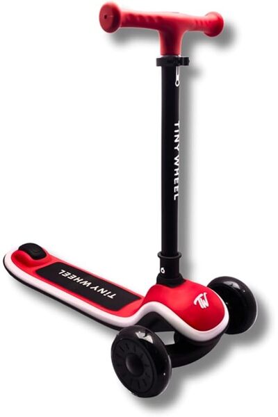 Generic Luminous Scooter from Tiny Wheel - Red Color
