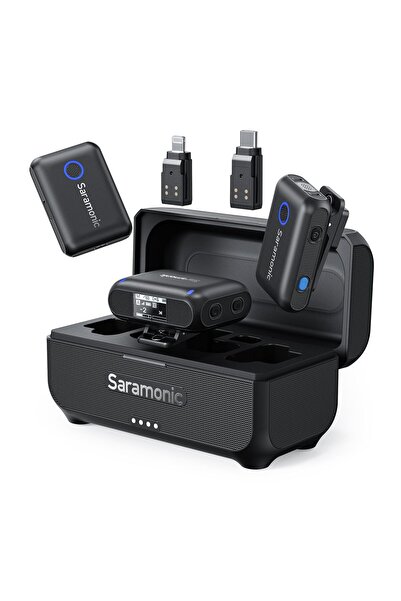 Saramonic BLINK500B2+ iPhone Android Type-C Akıllı Telefon Kamerası için Kabl...
