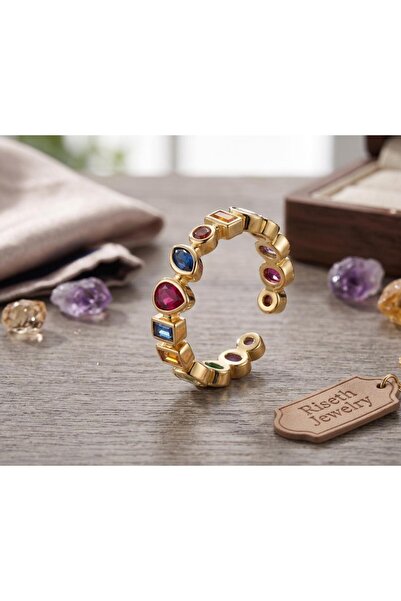 Riseth Jewelry Colorful Stones Ring