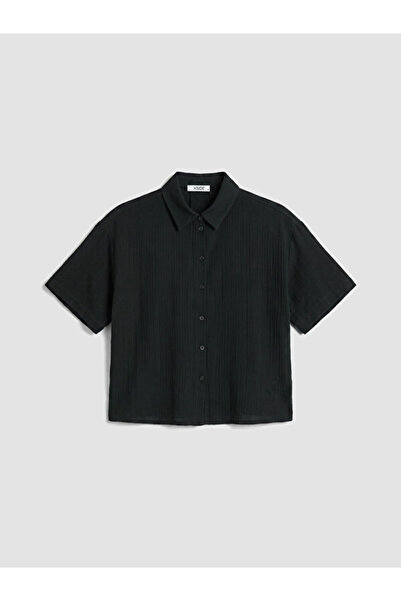 LC Waikiki Sparkling Choices from Shining Store Loose Fit Muslin Women's Shirt