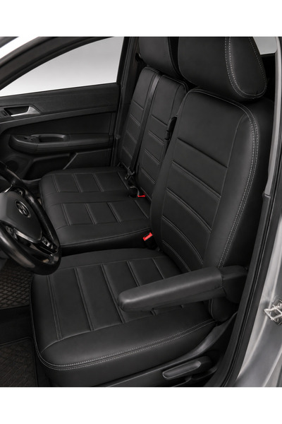 VK AUTO Volkswagen Transporter T5 T6 T7 Compatible Custom Made Leather Seat C...