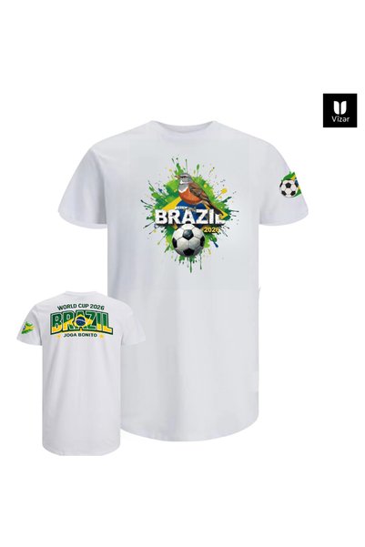 Genierc BRAZIL World Cup 2026 T-shirt - Unisex