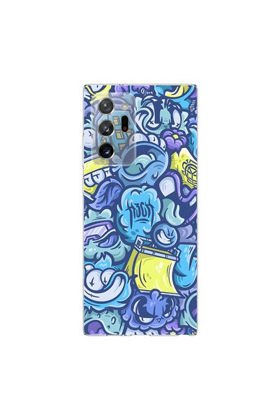 PPKin Samsung Galaxy Note 20 Ultra Compatible Graffiti 9 Design Transparent Case