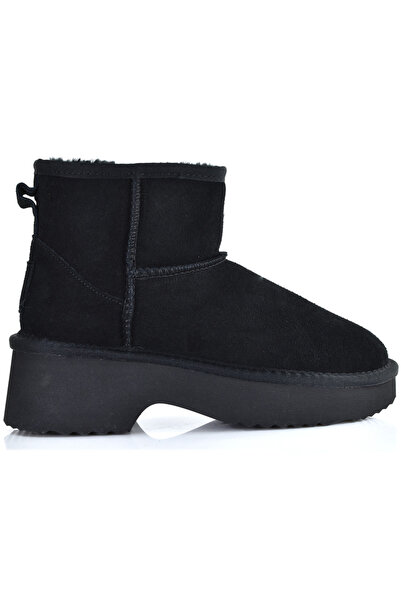 OEM Μαύρο δερμάτινο Australian Boot Kelara 51302