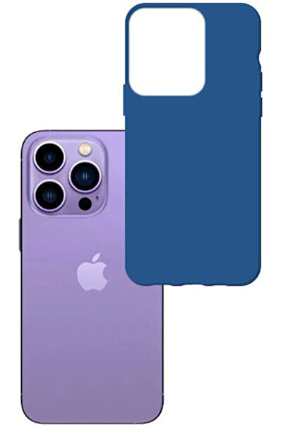 3MK Ματ Πίσω Κάλυμμα Σιλικόνης 1.2mm Μπλε Μύρτιλο (iPhone 14 Pro)
