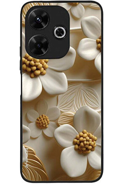 Other Θήκη Sonique Σειράς 3D Λουλουδιών για Xiaomi Redmi 13 4G Poco M6 4G Λευκή