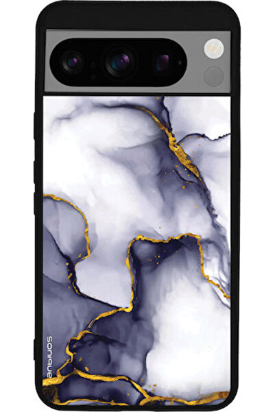 Other Θήκη Sonique Σειράς Marble για Google Pixel 8 Pro 5G Μωβ Γκρι