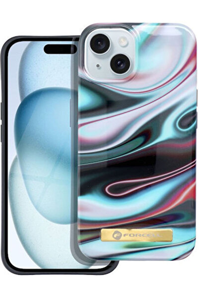 Forcell F-protect Θήκη Mirage Συμβατή με Magsafe για iPhone 15 Plus Φωσφορίζουσα