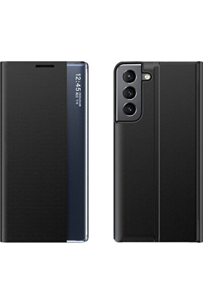 Hurtel Νέο Sleep Book Συνθετικό Δέρμα Μαύρο (Galaxy S23+)