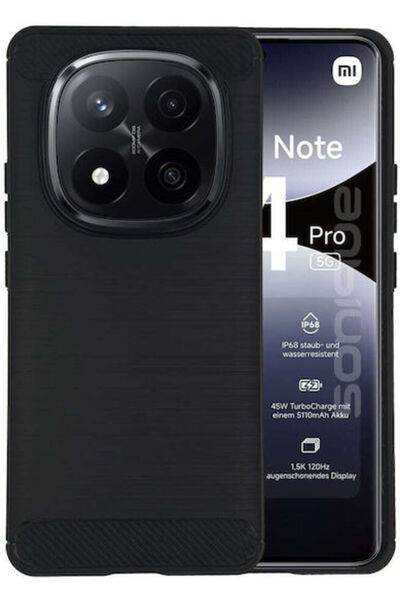 Other Θήκη Σιλικόνης Sonique Carbon Brushed για Xiaomi Redmi Note 14 Pro 5G P...