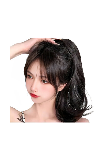 ROAISS Micro Curl Ponytail Extension Mini Claw Clip Natural Ponytail Wig Synt...