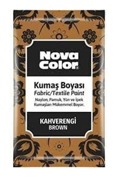 Nova Color Kumaş Boyası Toz 12 gr 1 Adet Toz Kumaş Boyası Kot Pantalon Gömlek...