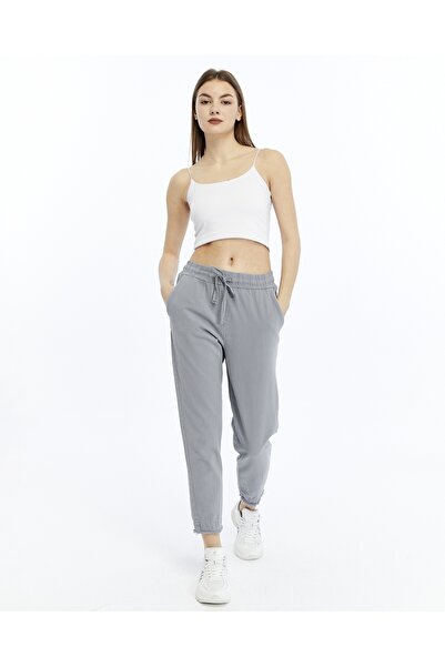Çarli Women's Canvas Trousers 4228 Fume