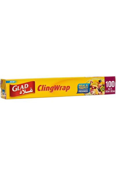 Glad Premium Plastic Cling Wrap 100sq.ft