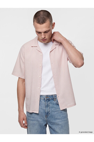 LC Waikiki I Relax Fit Striped Men's Shirt from Freezen Store