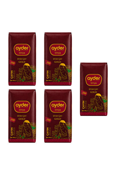 Ayder Timya Avantajlı Ayder Siyah Çay Gold Paket / 5 X 1000 gr