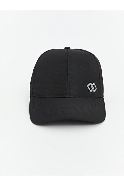LC Waikiki Black Embroidered Men's Cap Hat
