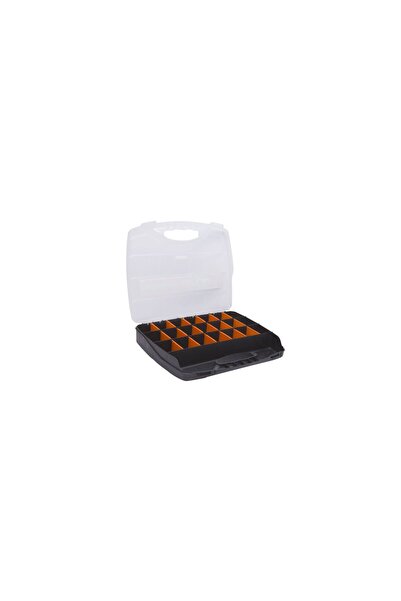 Mercaton Plastic accessories storage box with adjustable compartments, 320 x ...