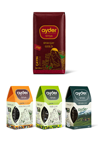 Ayder Timya Oolong 50gr. Yeşil Çay 50gr. Siyah Çay 100gr. / Gold Çay 1000gr