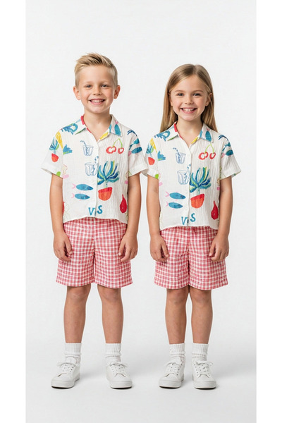 Booni Jooni Premium Muslin Shorts Set
