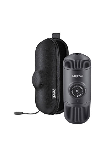 Wacaco Aparat de cafea portabil Nanopresso cu husă, 18 bari, pentru acasă și ...