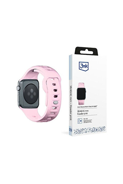 3MK Λουράκι Σιλικόνης με Πόρπη Ροζ (για Apple Watch 38/40/41/42mm)