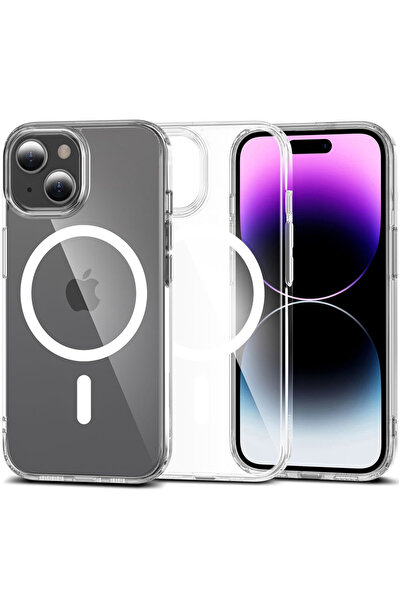 Tech-Protect Husă Hibridă Transparentă pentru iPhone 15 cu Magsafe