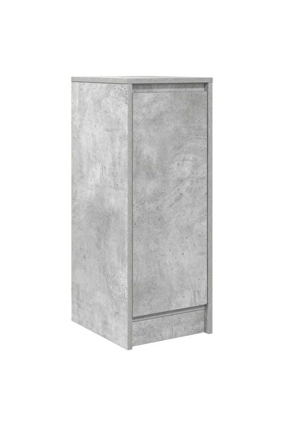 vidaxl Bufetă Gri Beton 29,5x34x76 cm Lemn prelucrat