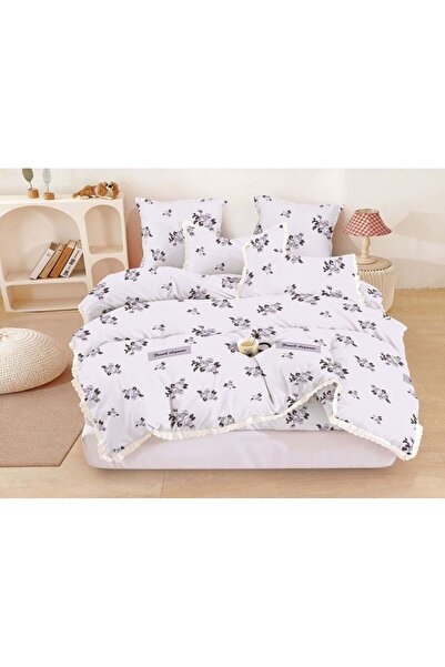 OEM Fine Cotton Duvet Cover Set with Stretchy – 6 pieces | 18675-TL