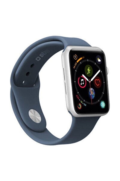 SBS Μέγεθος M Λουράκι Σιλικόνης Μπλε (Apple Watch 44/45/46mm/Ultra 49mm)