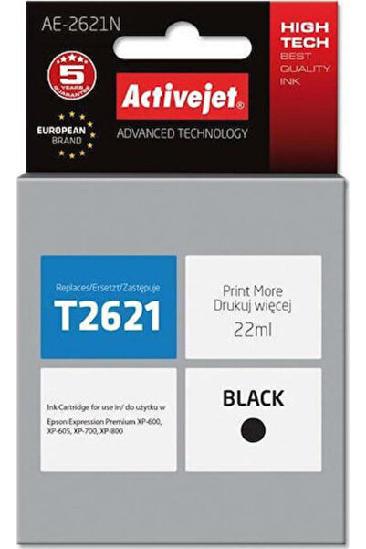 Other Συμβατό μελάνι για εκτυπωτή inkjet Active Jet Epson T2621 22ml Μαύρο