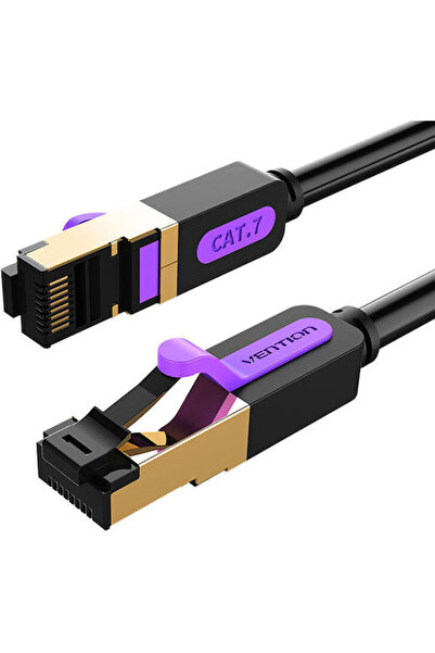 Vention Καλώδιο Ethernet S/FTP Κατηγορίας 7 (10Gbps) 5μ Μαύρο Κωδικός: ICDBJ