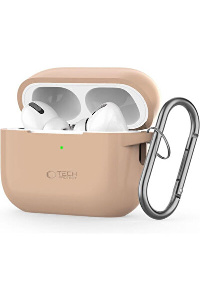 Tech-Protect Θήκη Σιλικόνης με Γάντζο Cafe Latte για Apple AirPods Pro 2