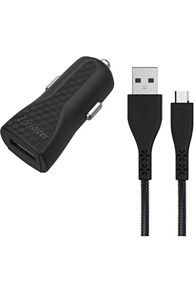 Energizer Încărcător auto 5W 1A cu un port: 1xUSB cu cablu Micro-USB Culoare ...
