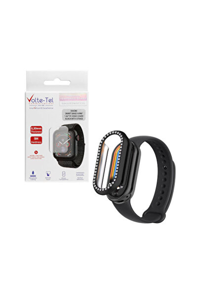 Other Volte-Tel Πλαστική Θήκη σε Μαύρο χρώμα για Xiaomi Smart Band 9, Smart B...