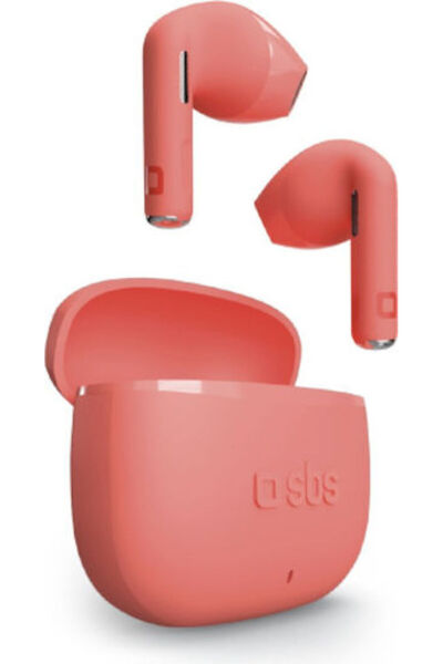 SBS GO Pods Ακουστικά Bluetooth Handsfree με Θήκη Φόρτισης Κόκκινα