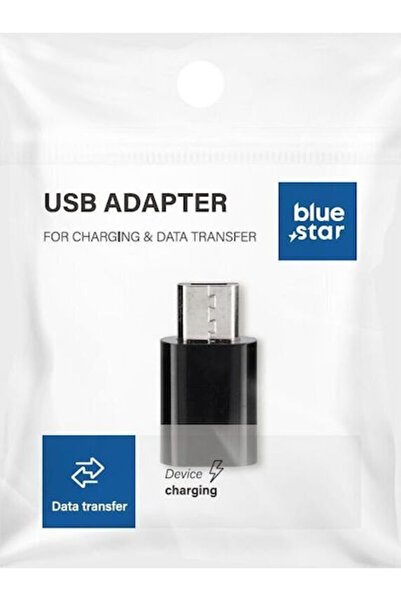 Blue Μετατροπέας Star USB-C Αρσενικό σε micro USB Θηλυκό 1 Τεμάχιο